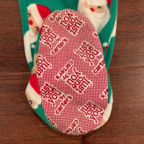 Carter’s Santa Print Blanket Sleeper - Picture 4 of 5